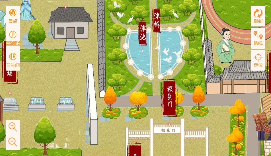 东台手绘地图景区语音讲解导览系统：智慧景区建设的基石